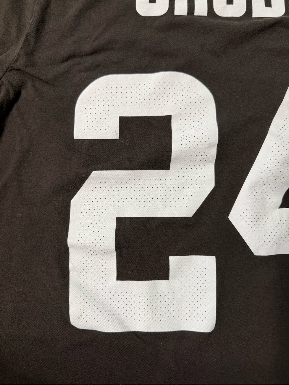 Cleveland Browns Nike Nick Chubb #24 Tshirt Large Brown NFL Tee Dawg Pound - Picture 6 of 9